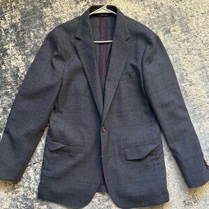 Bonobos Blazer / Sport Coat in Blue Gray Plaid